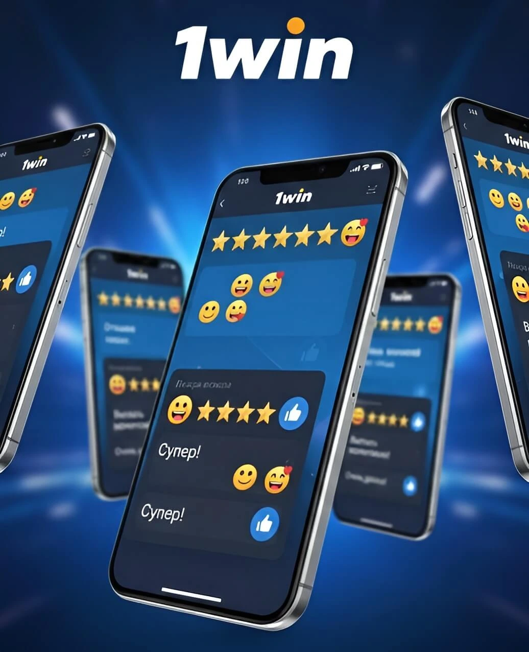 Положительные отзывы игроков о платформе 1win