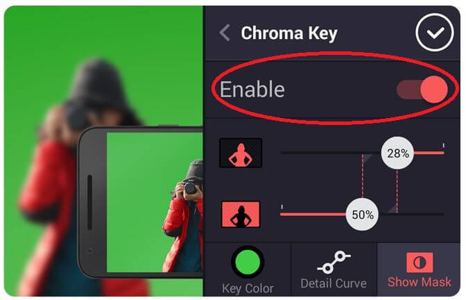 how to use green screen in kinemaster